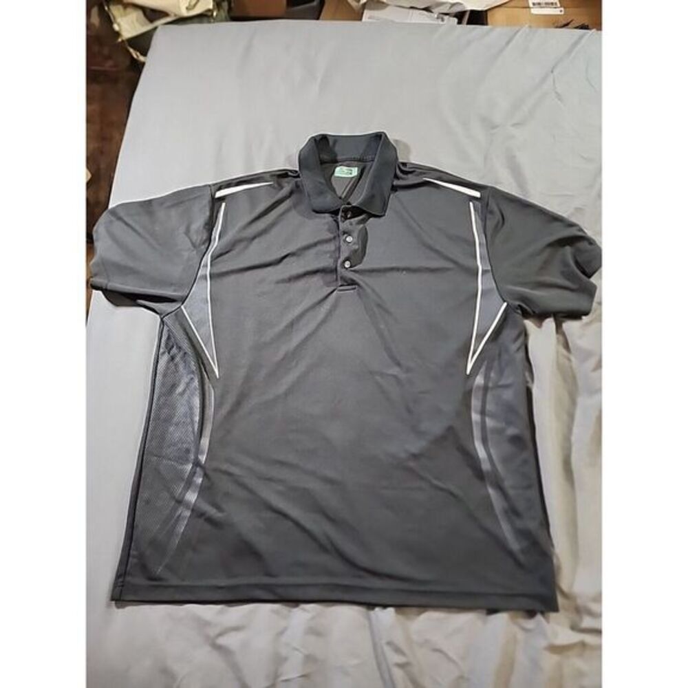 Vintage Ben Hogan 2XL Black With Stripes‎ Polo/ Golf Shirt